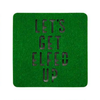 Let's Get Elfed Up Christmas Felt Coaster Mud Pie Home - Barware - Coasters