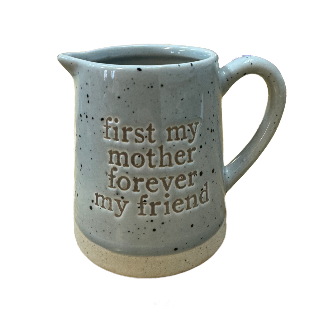Gray (Mother Friend) Mom Ceramic Bud Vases Mud Pie Home - Garden - Vases & Planters