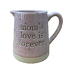 Pink (Mom's Love) Mom Ceramic Bud Vases Mud Pie Home - Garden - Vases & Planters
