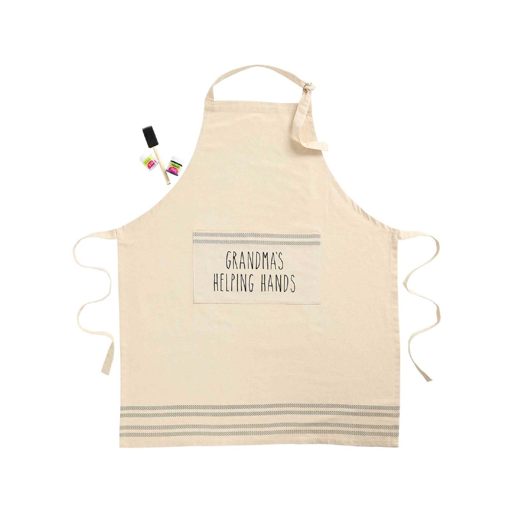 Grandma Handprint Apron Set Mud Pie Home - Kitchen & Dining - Aprons