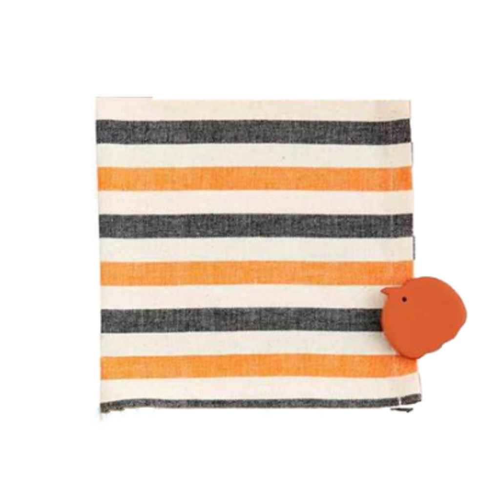 Orange & Black Stripe Halloween Patterned Towels Mud Pie Home - Kitchen & Dining - Kitchen Cloths & Dish Towels