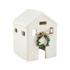 MD White Christmas Houses Mud Pie Home