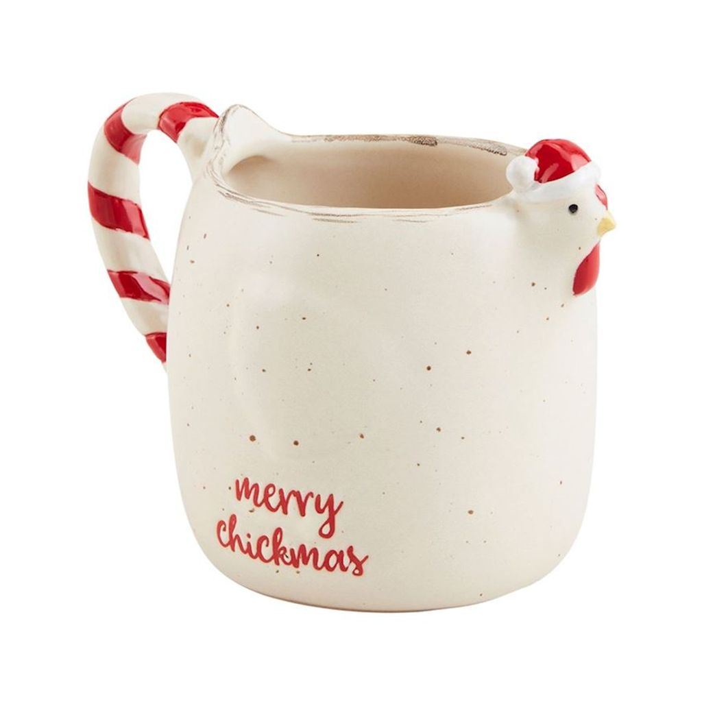 Chicken (Merry Chickmas) Christmas Farm Animal Mug Mud Pie Home - Mugs & Glasses