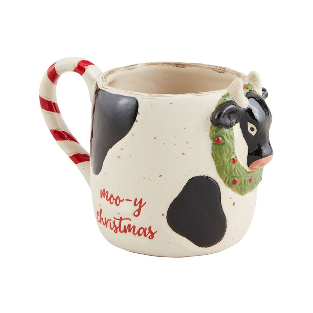 Cow (Moo-y Christmas) Christmas Farm Animal Mug Mud Pie Home - Mugs & Glasses