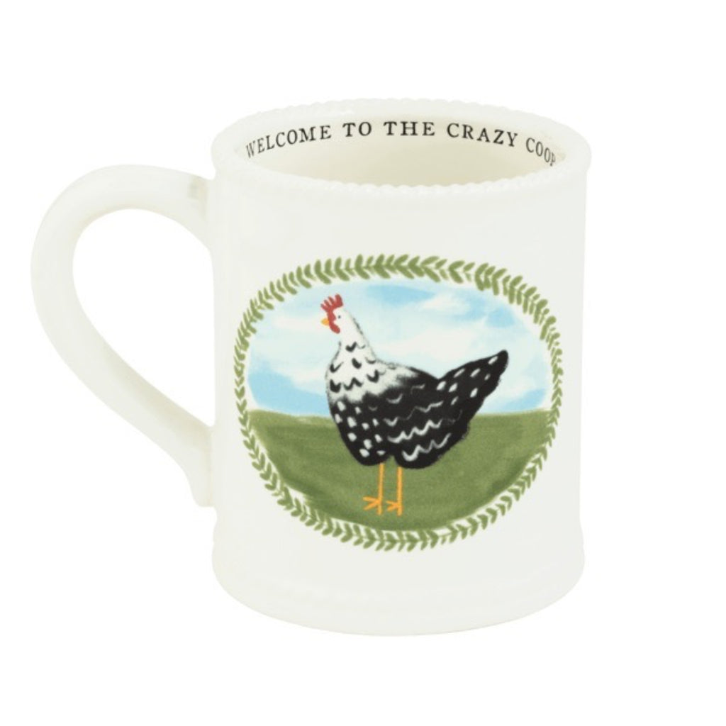 Crazy Coop Farm Mugs Mud Pie Home - Mugs & Glasses