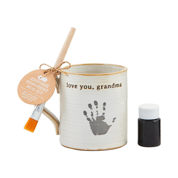 Grandma Keepsake Handprint Mug Kit Mud Pie Home - Mugs & Glasses