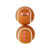 Gingerbread Christmas Character Tennis Ball Set Mud Pie Home - Pet