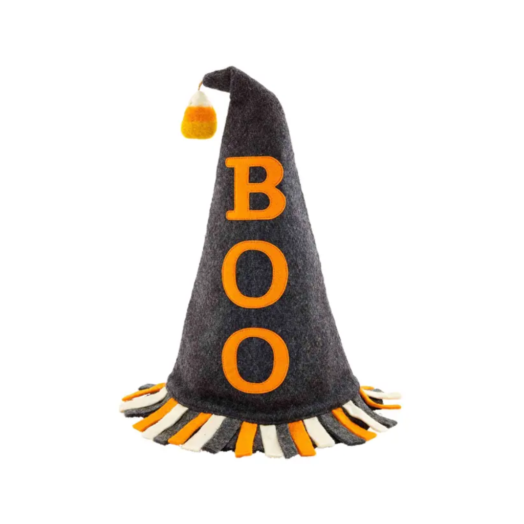 SM (Boo) Witch Hat Sitter Mud Pie Home