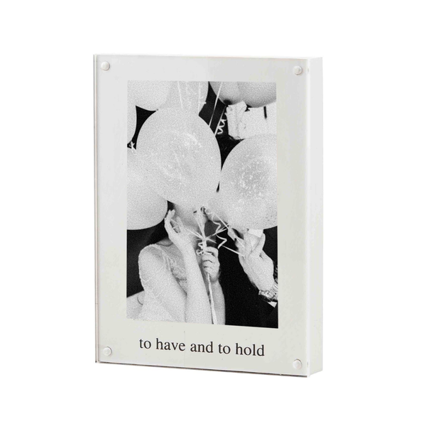 To Have &amp; To Hold Magnetic Block Frame Mud Pie Home - Wall & Mantle - Plaques, Signs & Frames