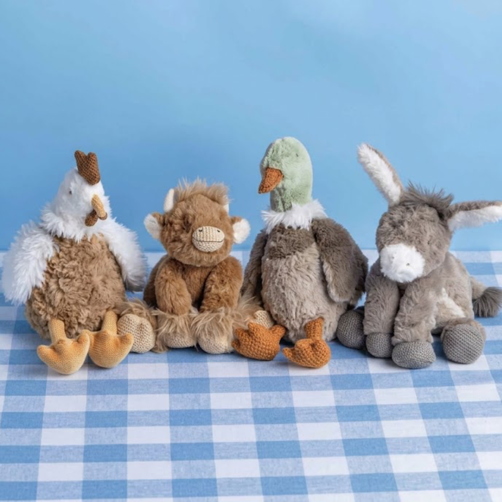 Barnyard Friends Plush Pal Collection Mud Pie Toys & Games - Stuffed Animals & Plush Toys