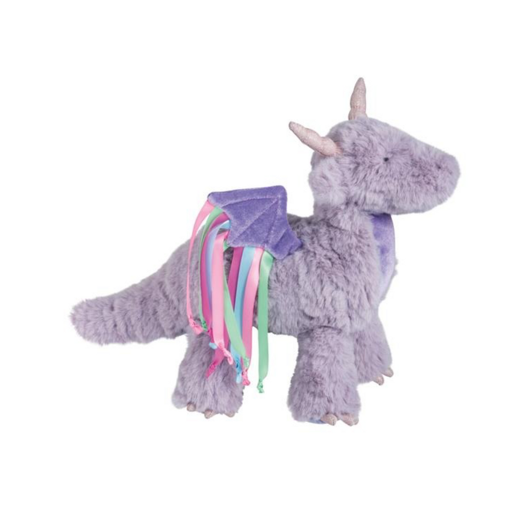 Iris (Purple Dragon) Dragon Plush Pal Collection Mud Pie Toys & Games - Stuffed Animals & Plush Toys