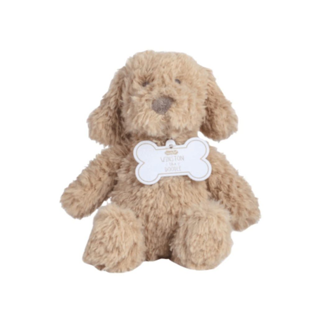Winston (Doodle) Dog Breed Mini Plush Pal Mud Pie Toys & Games - Stuffed Animals & Plush Toys