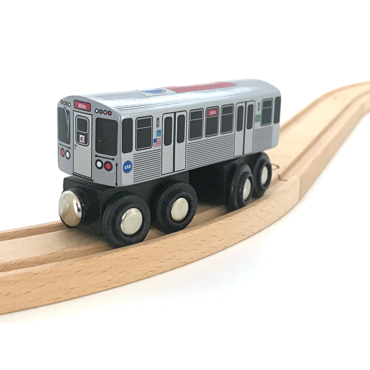 CTA Chicago 'L' Wooden Train Toys – Urban General Store