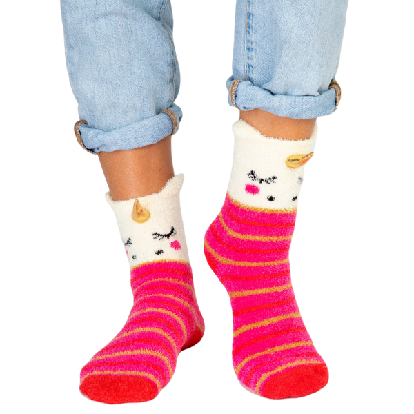 Unicorn Cozy Socks Natural Life Apparel & Accessories - Socks - Adult - Unisex