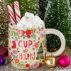 Cup Of Happy Holiday Stoneware Mug Natural Life Home - Mugs & Glasses