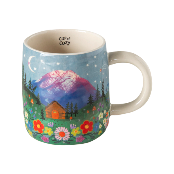 Mountain Stoneware Mug Natural Life Home - Mugs & Glasses