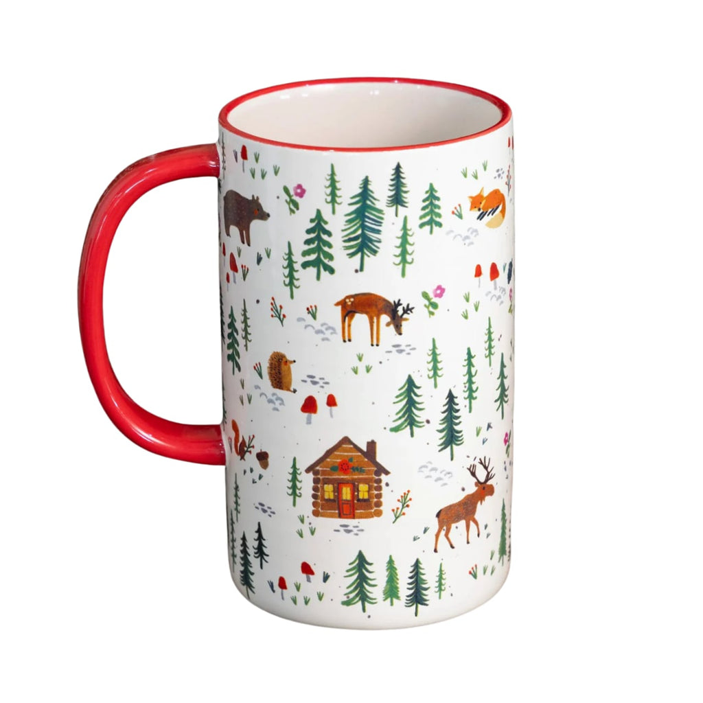 Woodland Critters Latte Mug Natural Life Home - Mugs & Glasses