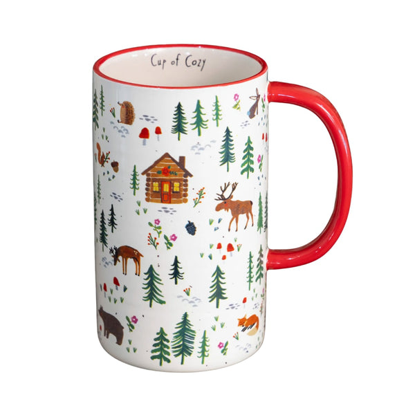 Woodland Critters Latte Mug Natural Life Home - Mugs & Glasses