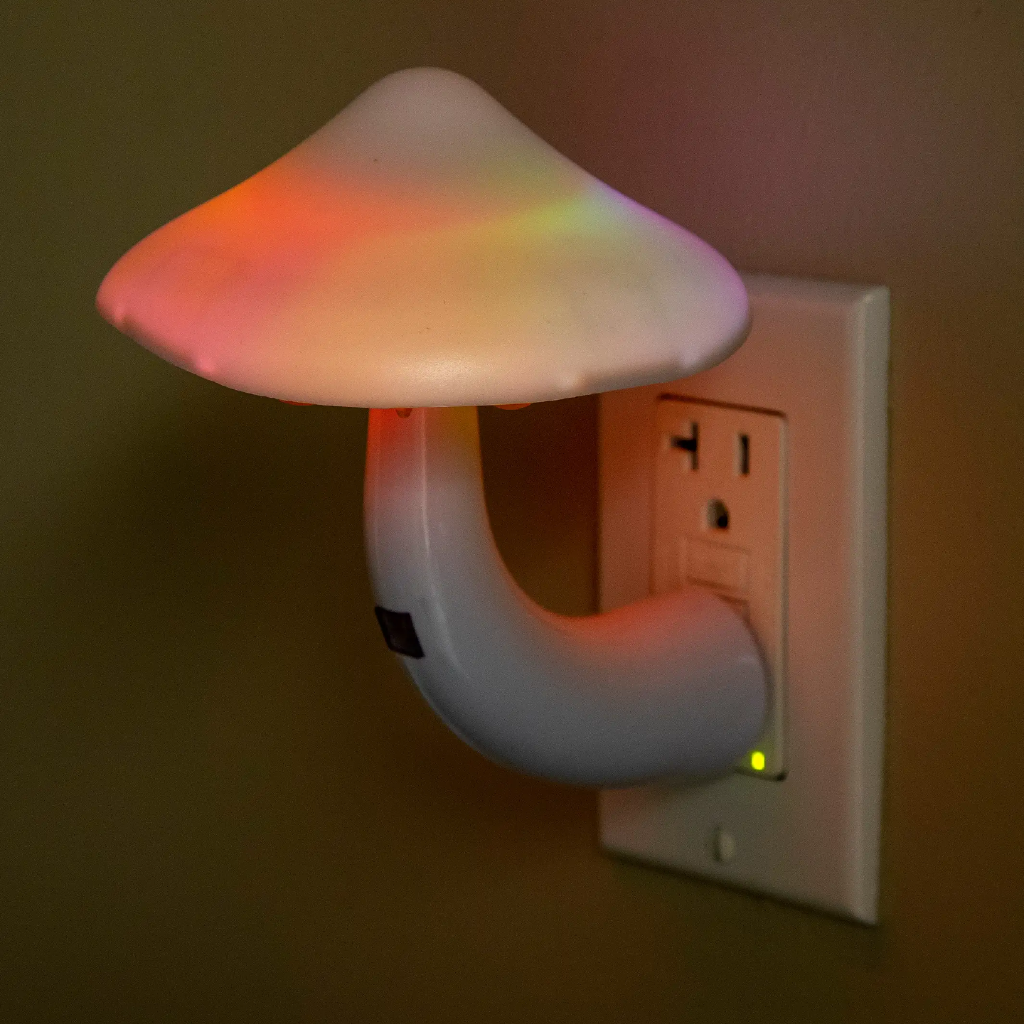 Mushroom LED Night Light - XL - White Natural Life Home
