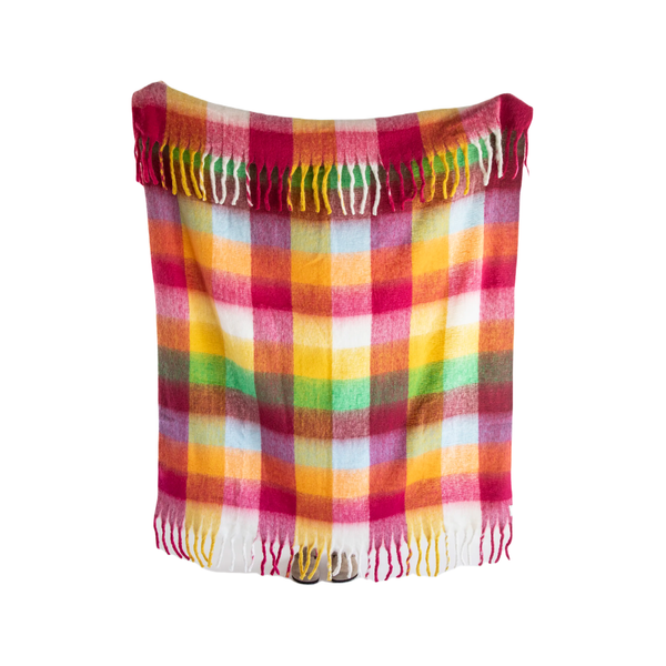 Rainbow Cuddle Up Throw Blanket Natural Life Home