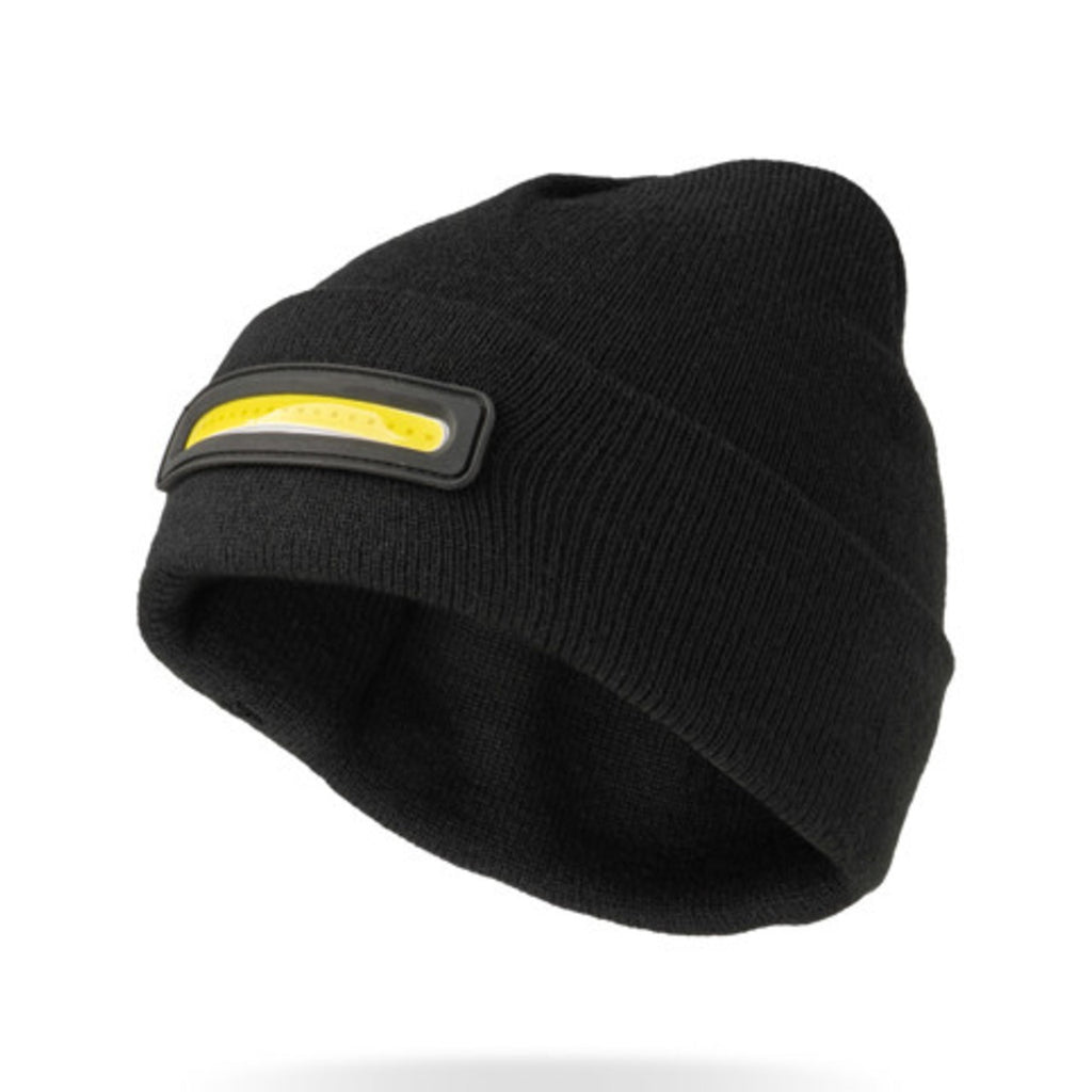 Black Night Watch Rechargeable COB LED Beanie Adult Hat Night Scope Apparel & Accessories - Winter - Adult - Hats