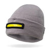 Gray Night Watch Rechargeable LED Beanie - Womens Night Scope Apparel & Accessories - Winter - Adult - Hats