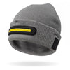 Gray Reflective Rechargeable LED Beanie - Unisex Night Scope Apparel & Accessories - Winter - Adult - Hats