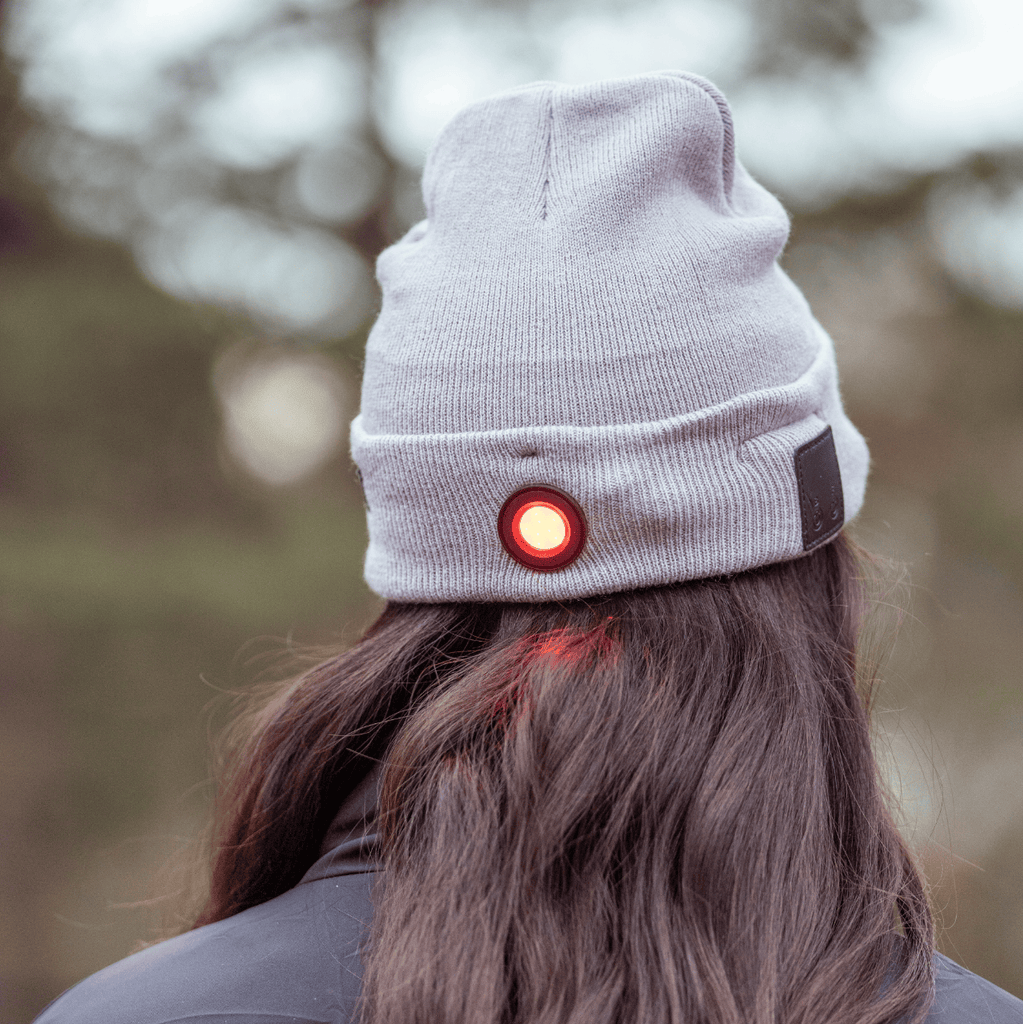 Reflective Rechargeable LED Beanie - Unisex Night Scope Apparel & Accessories - Winter - Adult - Hats