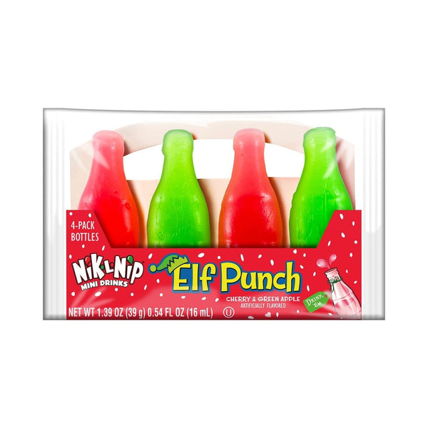 Nik-L-Nip Elf Punch Mini Drinks Nik-L-Nip Candy, Chocolate & Gum - Holiday