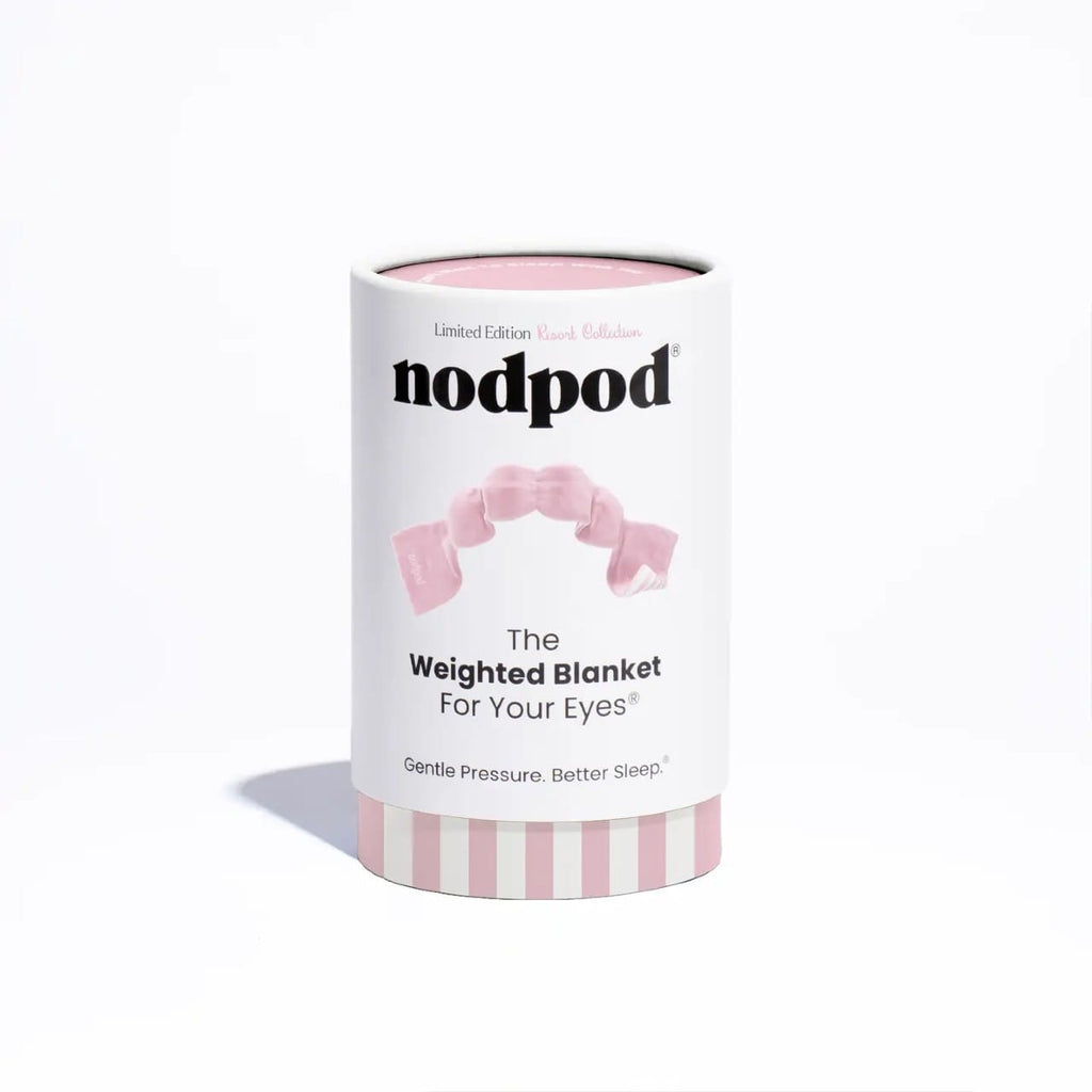 Nodpod Weighted Sleep Mask - Pink Cabana Nodpod Home - Bath & Body