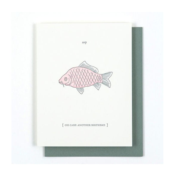 Carp Birthday Card Nourishing Notes Cards - Birthday