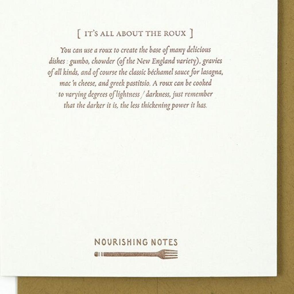 Roux Thank You Card Nourishing Notes Cards - Thank You