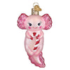 Axolotl With Candy Cane Ornament Old World Christmas Holiday - Ornaments