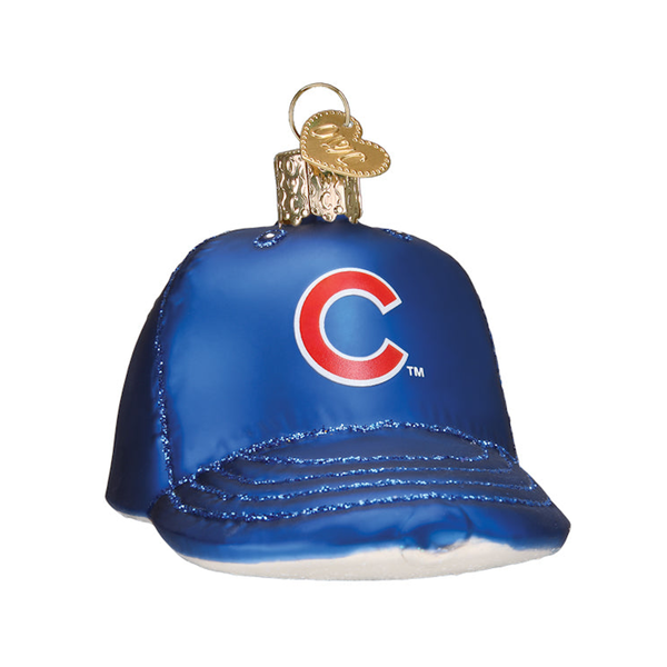 Baseball Cap Ornament - Chicago Cubs Old World Christmas Holiday - Ornaments