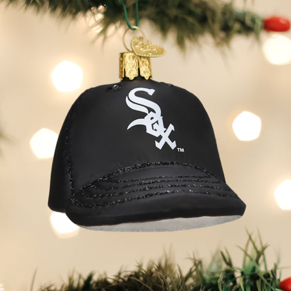 Baseball Cap Ornament - Chicago White Sox Old World Christmas Holiday - Ornaments