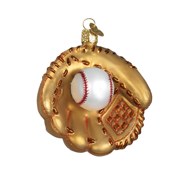 Baseball Mitt Ornament Old World Christmas Holiday - Ornaments