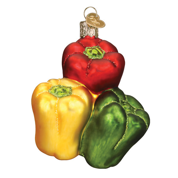 Bell Peppers Ornament Old World Christmas Holiday - Ornaments
