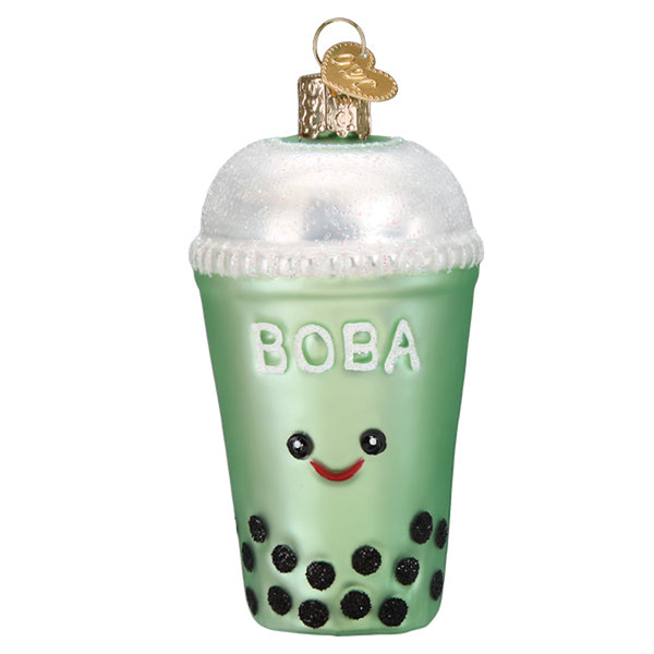 Boba Tea Ornament Old World Christmas Holiday - Ornaments