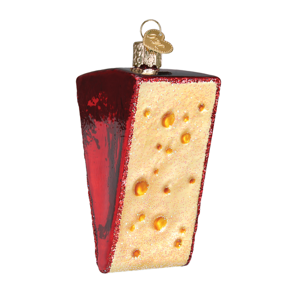 Cheese Wedge Ornament Old World Christmas Holiday - Ornaments