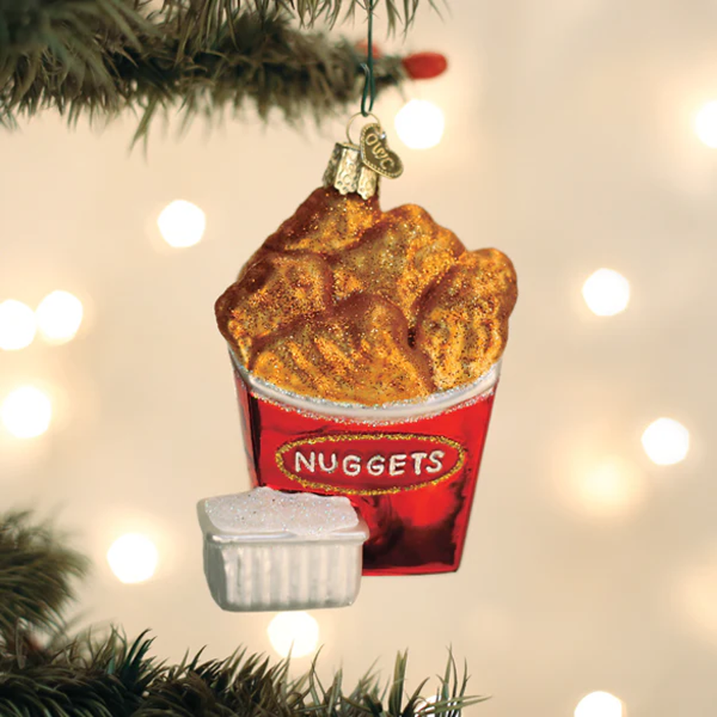 Chicken Nuggets Ornament Old World Christmas Holiday - Ornaments