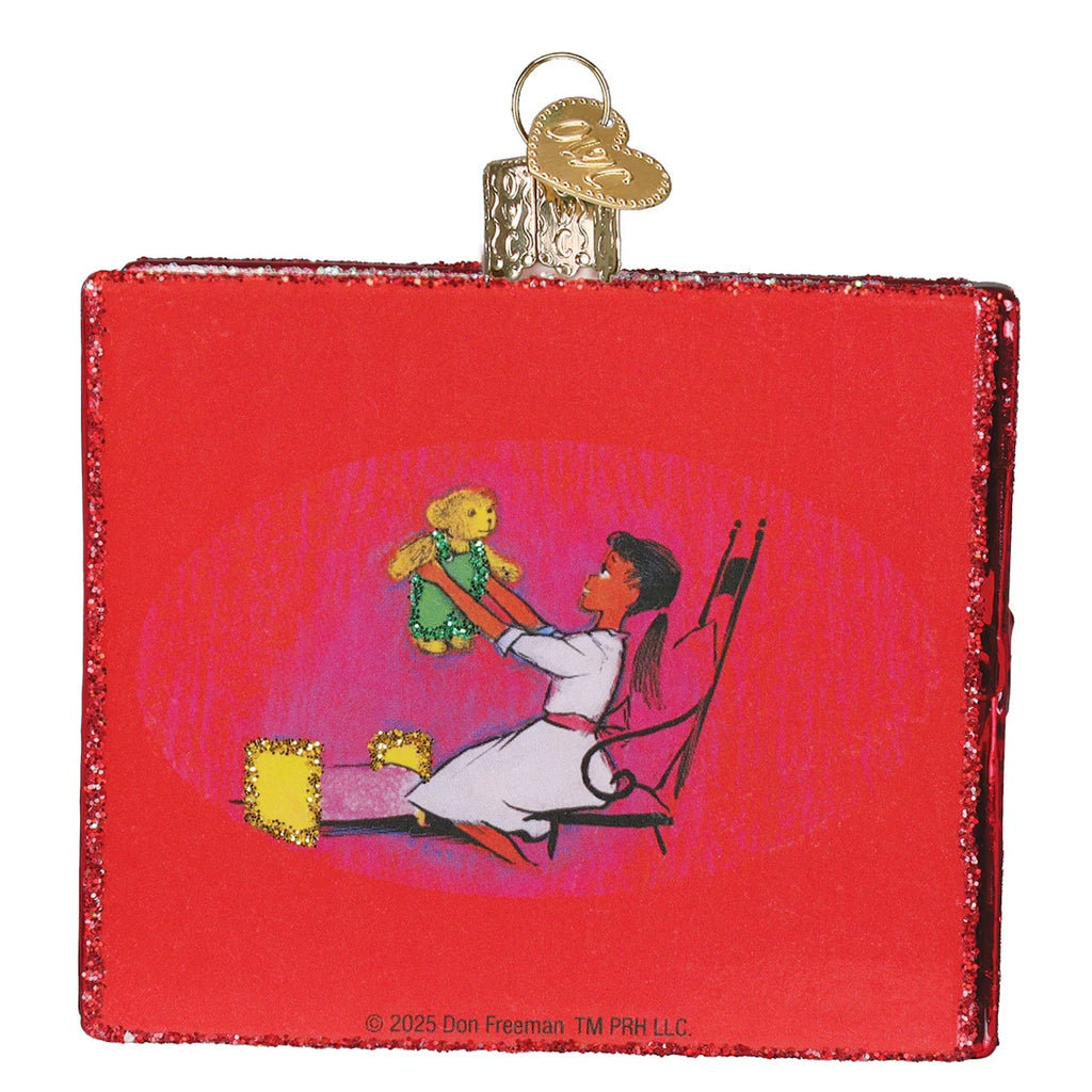 Corduroy Book Ornament Old World Christmas Holiday - Ornaments