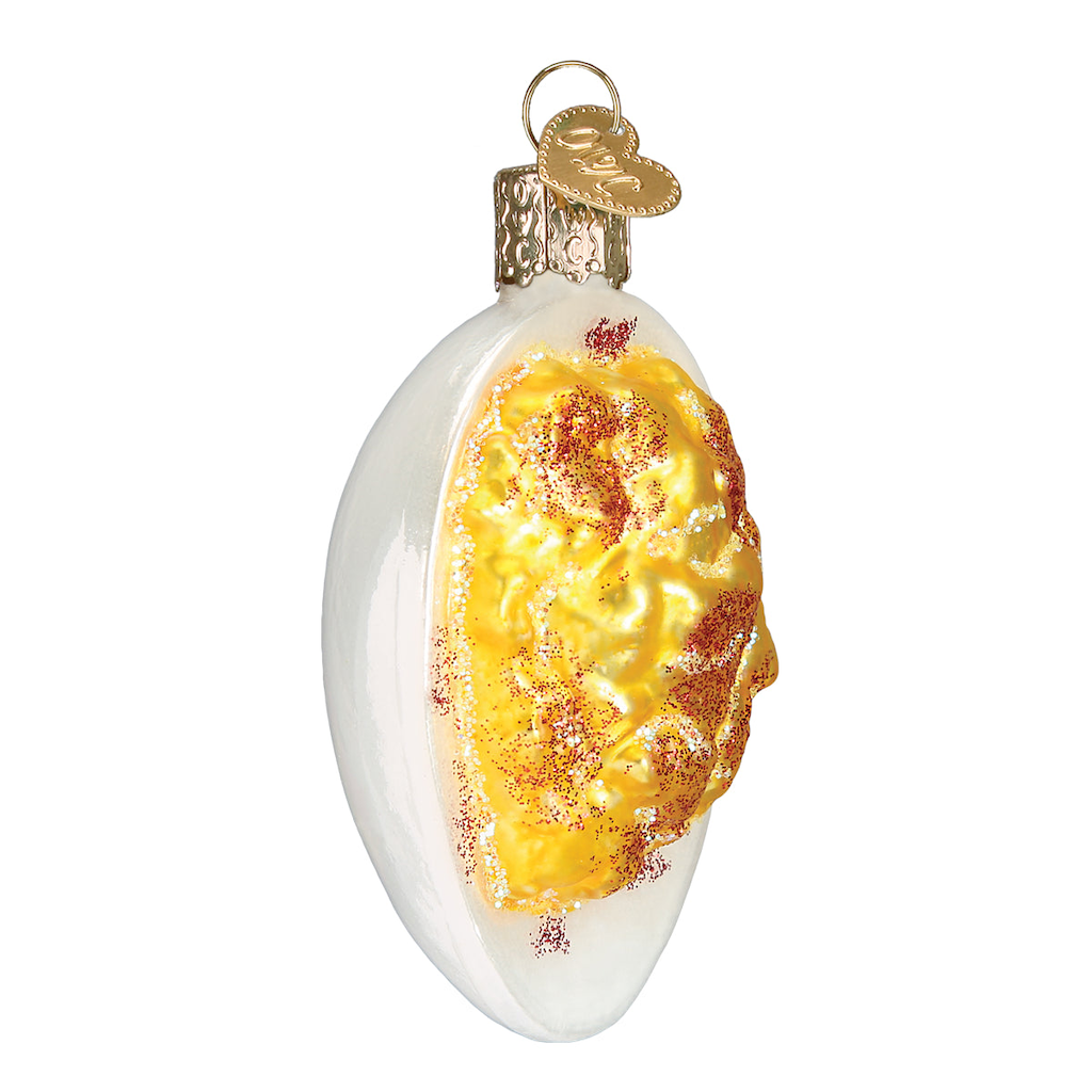 Deviled Egg Ornamanet Old World Christmas Holiday - Ornaments