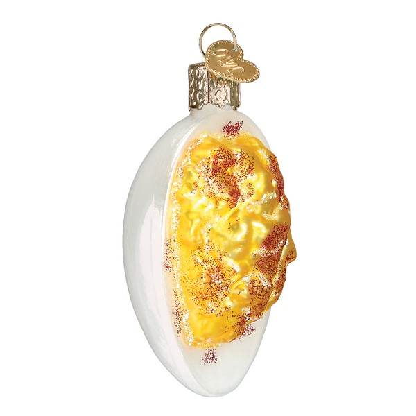 Deviled Egg Ornamanet Old World Christmas Holiday - Ornaments