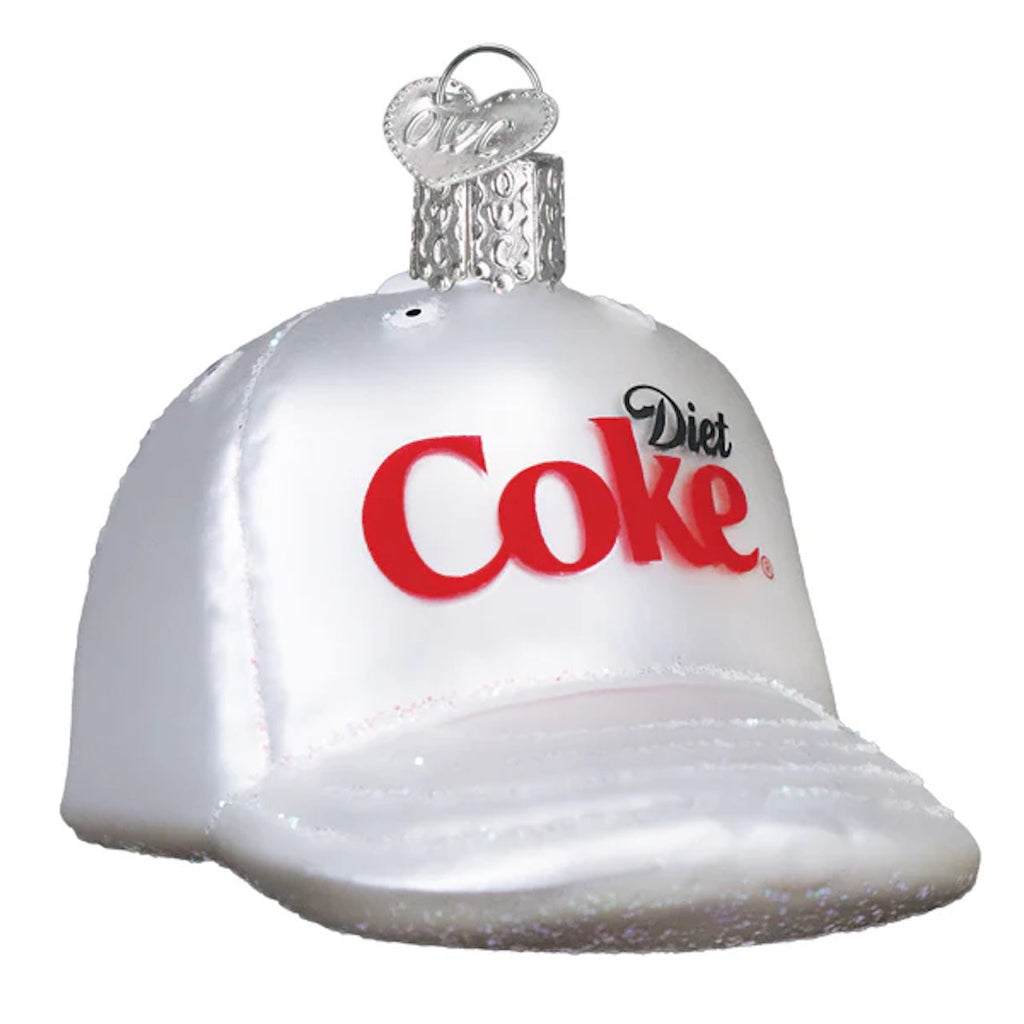Diet Coke Baseball Cap Ornament Old World Christmas Holiday - Ornaments