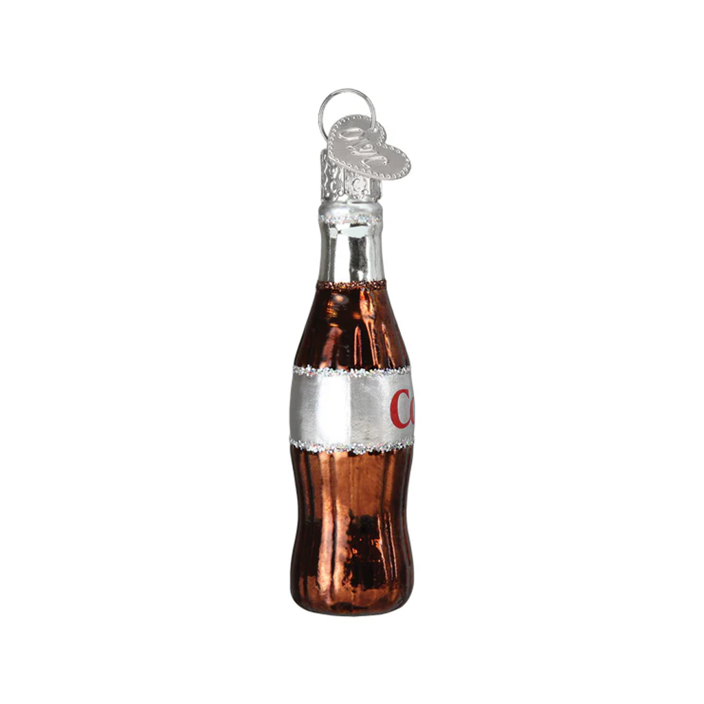 Diet Coke Bottle Mini Ornament Old World Christmas Holiday - Ornaments