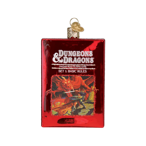 Dungeons And Dragons Red Box Ornament Old World Christmas Holiday - Ornaments