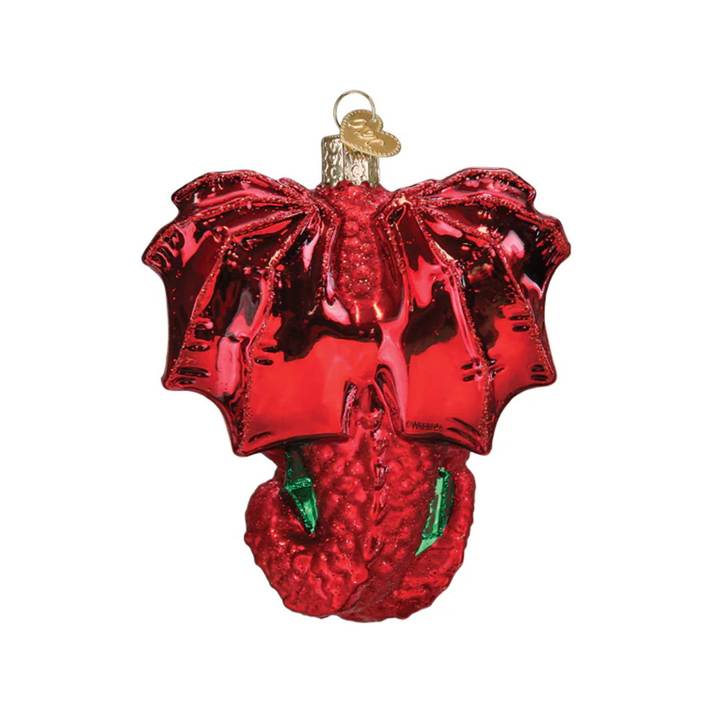 Dungeons And Dragons Red Dragon Ornament Old World Christmas Holiday - Ornaments