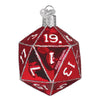 Dungeons & Dragons d20 Dice Ornament Old World Christmas Holiday - Ornaments