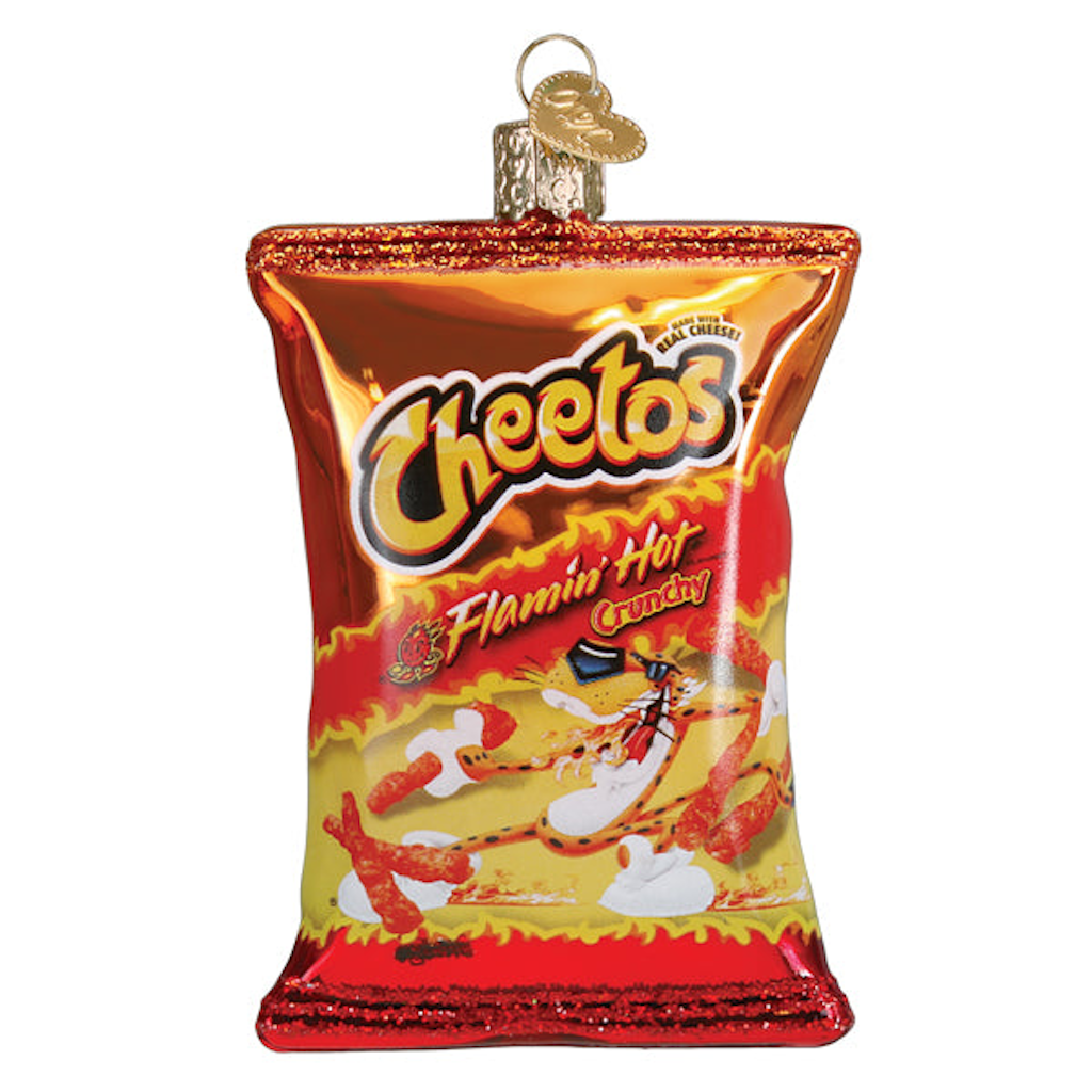 Flamin' Hot Cheetos Ornament Old World Christmas Holiday - Ornaments