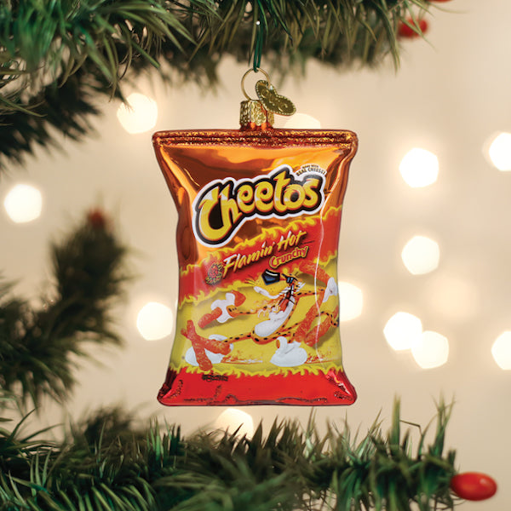 Flamin' Hot Cheetos Ornament Old World Christmas Holiday - Ornaments